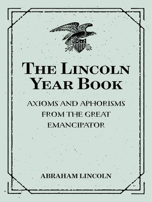 cover image of The Lincoln Year Book